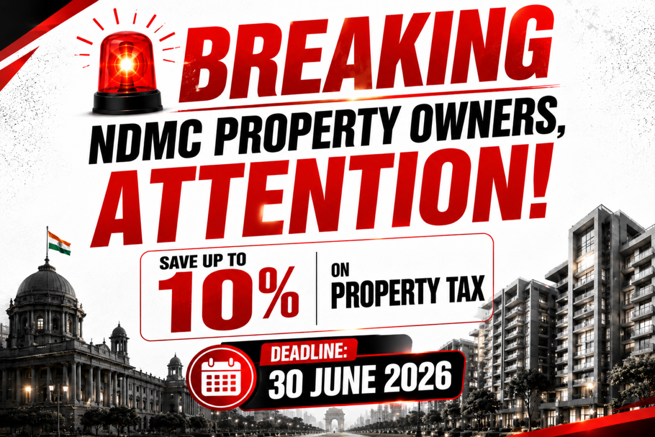 NDMC Property Tax Rebate 2026